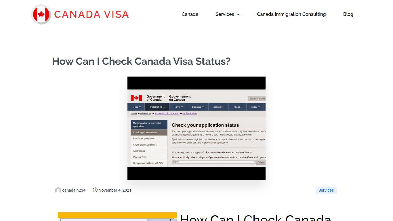 How Can I Check Canada Visa Status? - Canada Visa